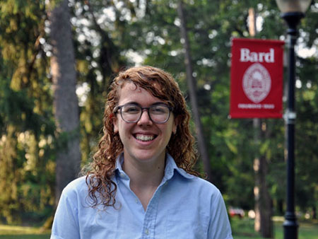 Bard College alumna, biology major, and Citizen Science teaching fellow Andrea Szegedy-Maszak '16