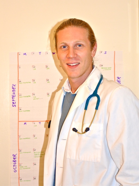 El flamante doctor Jonas Telson. Foto de Antonio Flores-Lobos