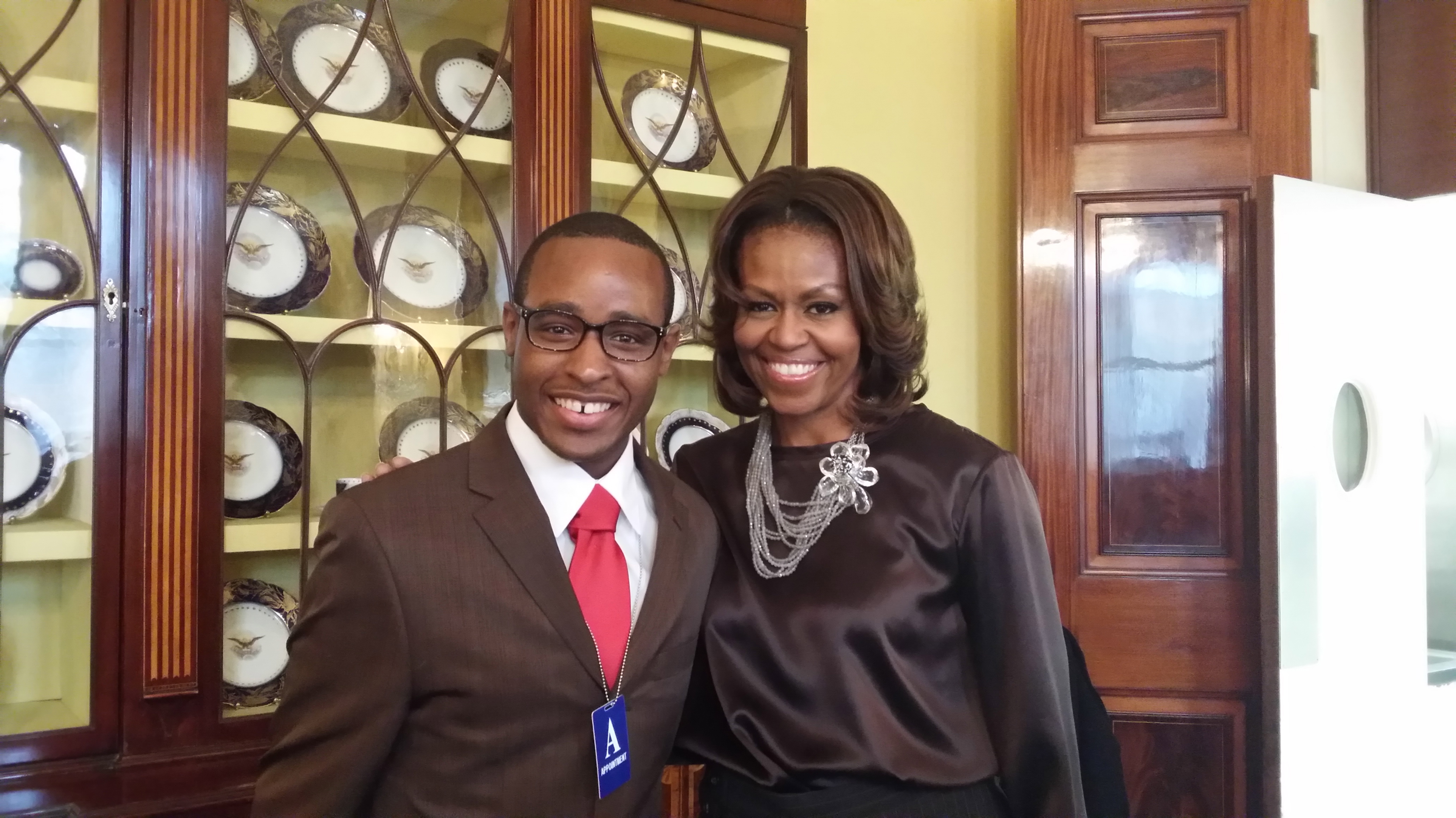 Troy Simon y la Primera Dama, Michele Obama