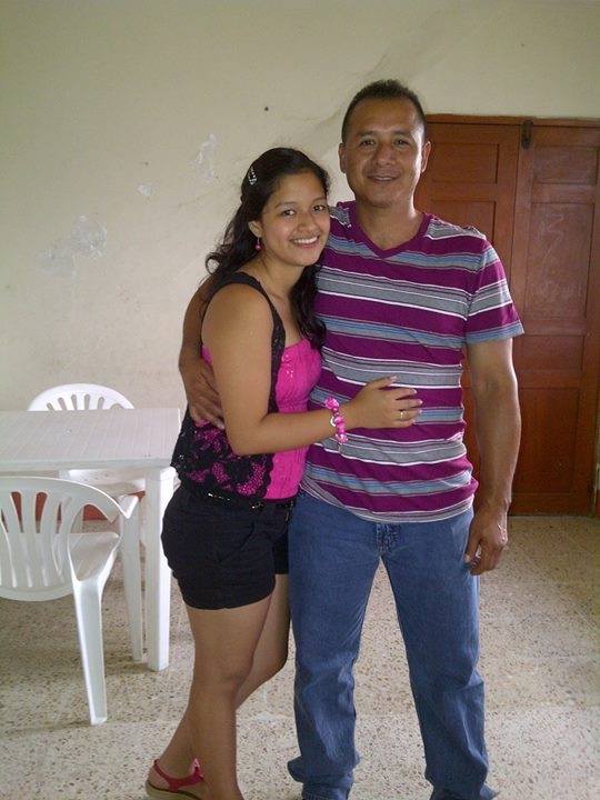 Evelyn y su papá