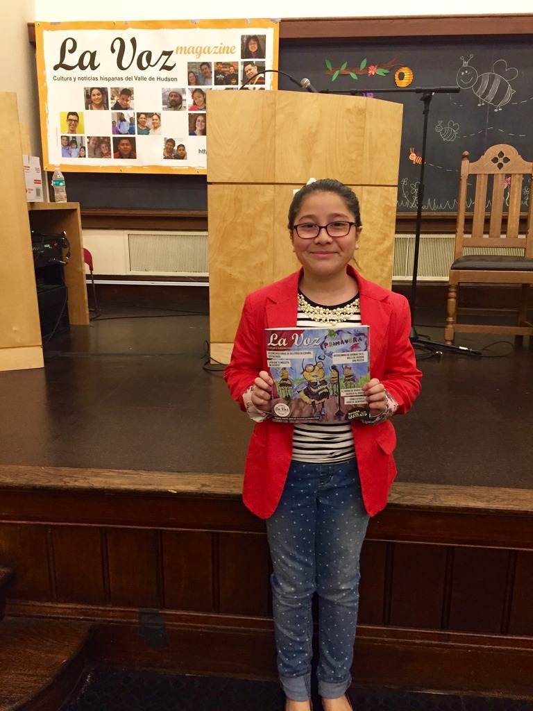 Camila Ortiz, ganadora de la categoría cuarto y quinto grado. Foto de Julieth Núñez