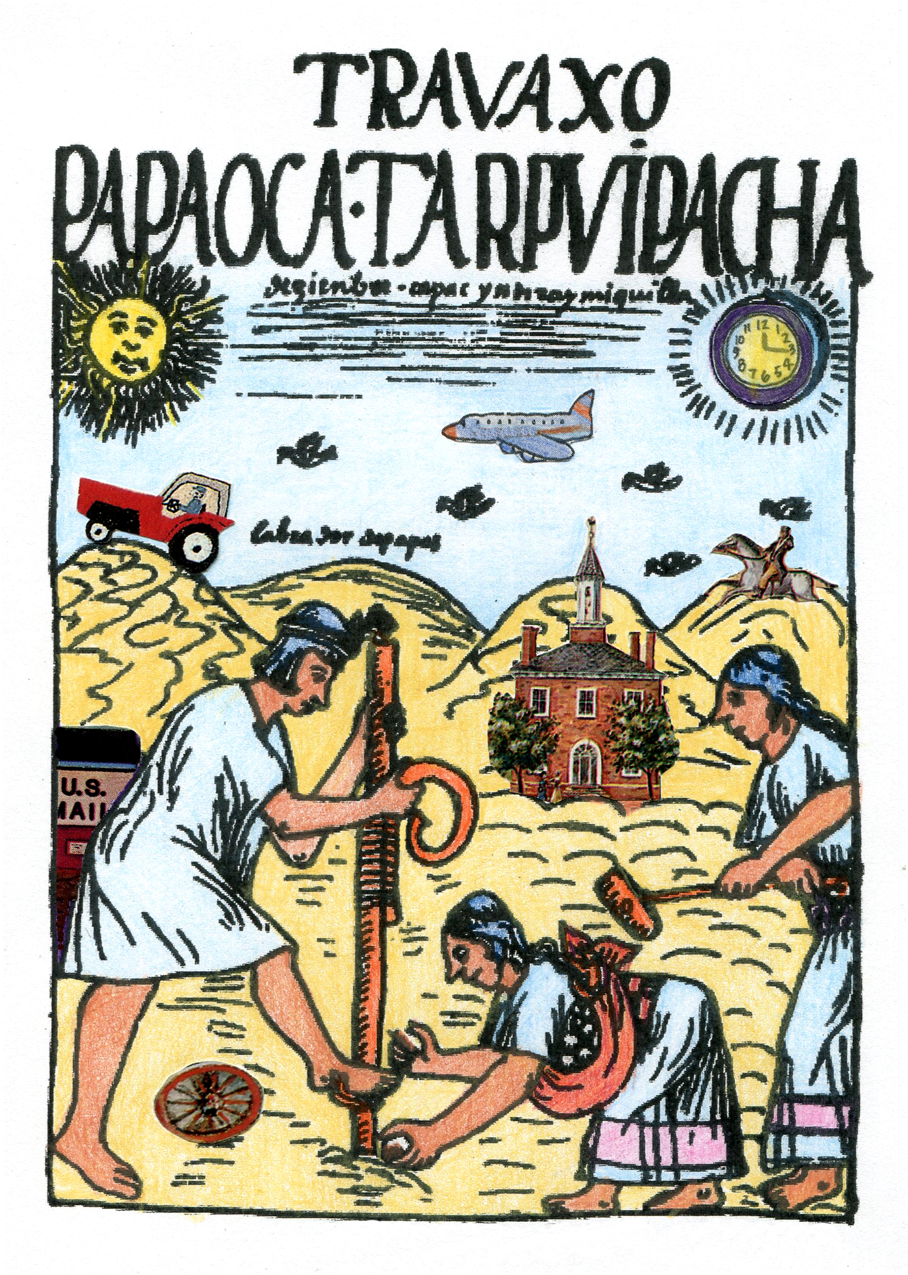 <strong>Felipe Guamán Poma de Ayala</strong> (1534-1615) documentó en su dibujo cómo las mujeres quechuas sembraban las papas. Ellas también eran las encargadas de conservar las semillas.<br />Pero en esta ilustración hay 7 elementos extraños. ¿Cuáles son?<br />