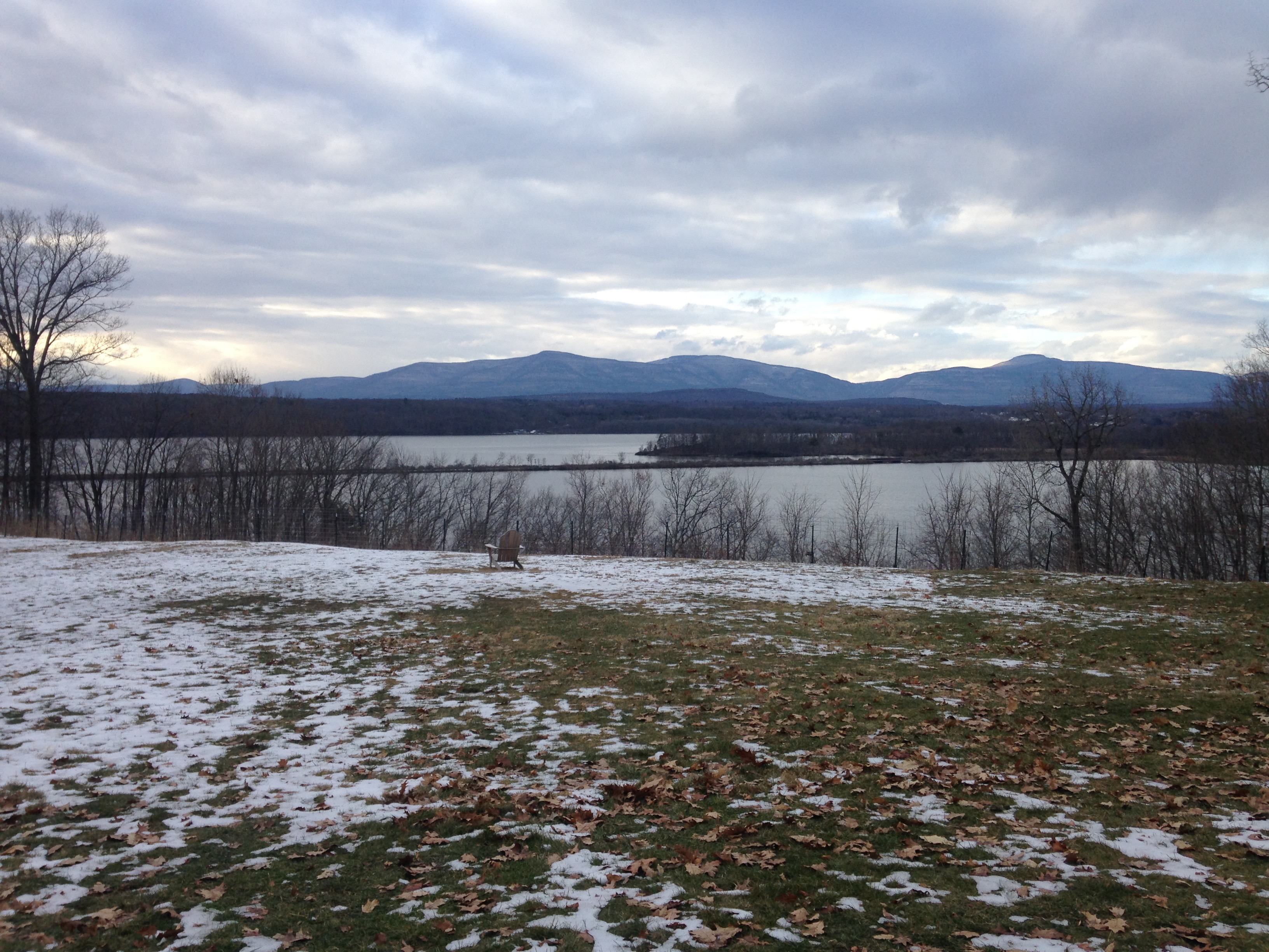 Vista del Hudson River en invierno, foto de Natalie Schuman
