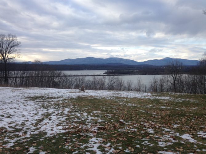 <em>View of the Hudson River during the winter, photo by Natalie Schuman. </em>