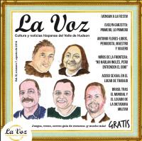 Portada de la revista La Voz de agosto 2014. Retratos del artista Héctor Simonetti de los cinco premiados por La Voz por ser inspiradores de nuestra comunidad. Portada de la revista La Voz de agosto 2014. Retratos del artista Héctor Simonetti de los cinco premiados por La Voz por ser inspiradores de nuestra comunidad.