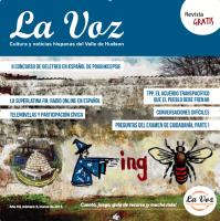 Imagen de la tapa de La Voz de abril 2015 por el artista residente de Poughkeepsie, Franc Palaia. Imagen de la tapa de La Voz de abril 2015 por el artista residente de Poughkeepsie, Franc Palaia.