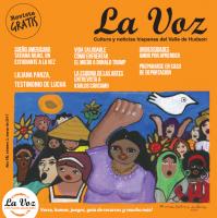 Imagen de la portada de La Voz de marzo 2017, Mujeres luchadoras, a cargo de la artista cubana Maria Victoria de Bernard Imagen de la portada de La Voz de marzo 2017, Mujeres luchadoras, a cargo de la artista cubana Maria Victoria de Bernard